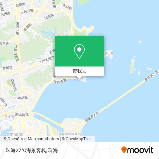 珠海27°C海景客栈地图