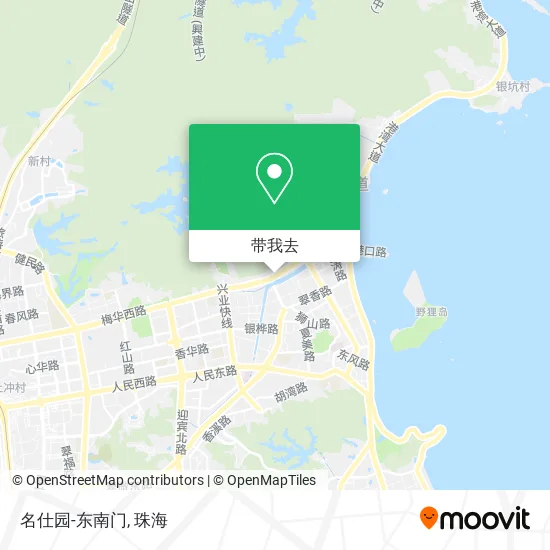 名仕园-东南门地图