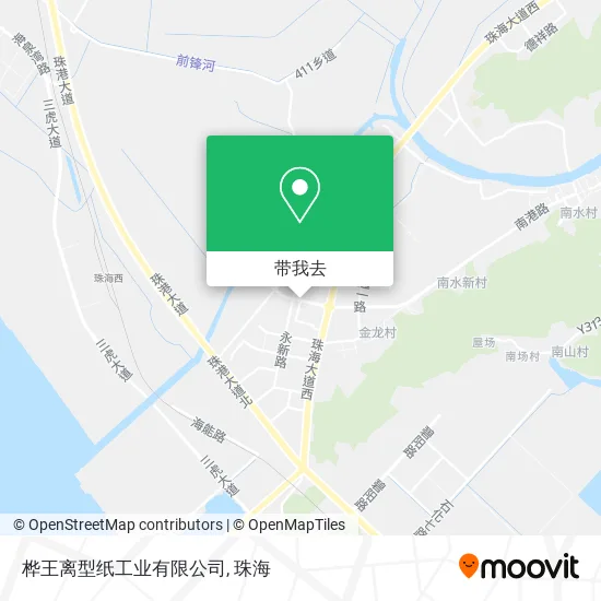 桦王离型纸工业有限公司地图