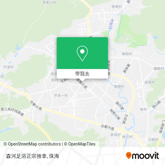 森河足浴正宗推拿地图