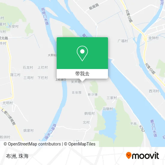布洲地图