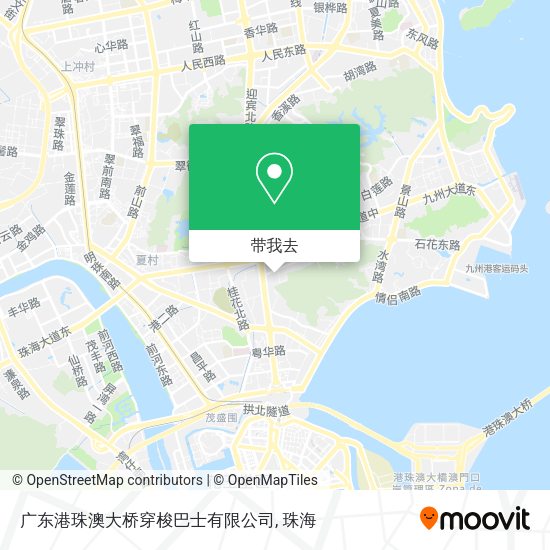 广东港珠澳大桥穿梭巴士有限公司地图