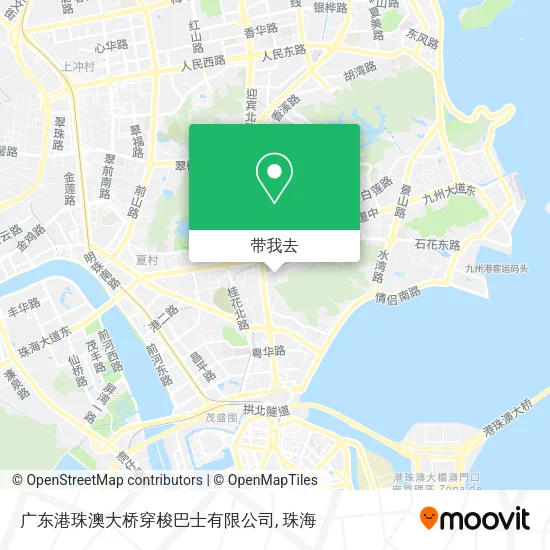 广东港珠澳大桥穿梭巴士有限公司地图