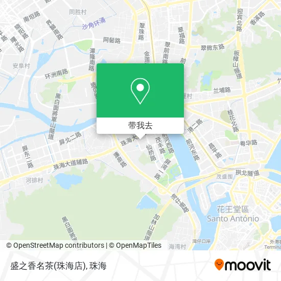 盛之香名茶(珠海店)地图