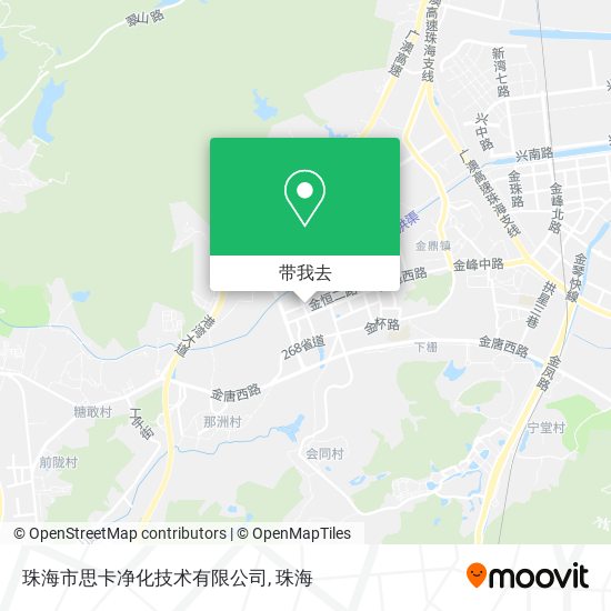 珠海市思卡净化技术有限公司地图