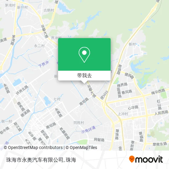 珠海市永奥汽车有限公司地图