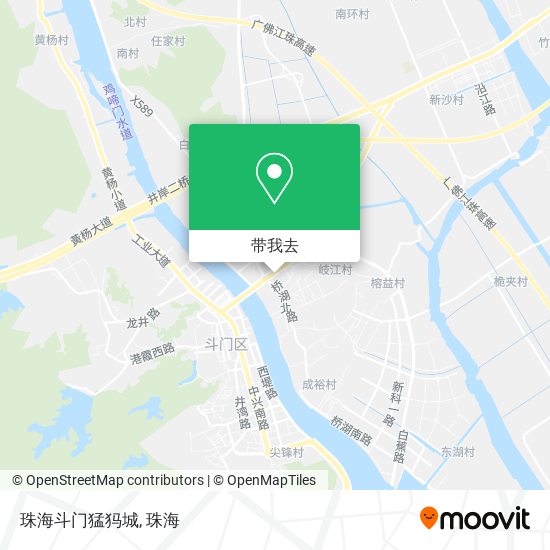 珠海斗门猛犸城地图