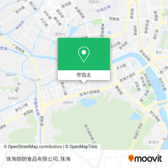 珠海朗朗食品有限公司地图