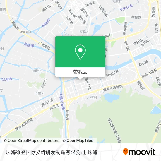 珠海维登国际义齿研发制造有限公司地图