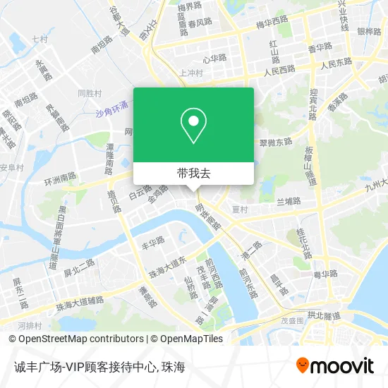 诚丰广场-VIP顾客接待中心地图