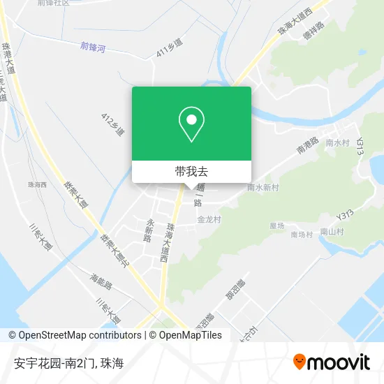 安宇花园-南2门地图