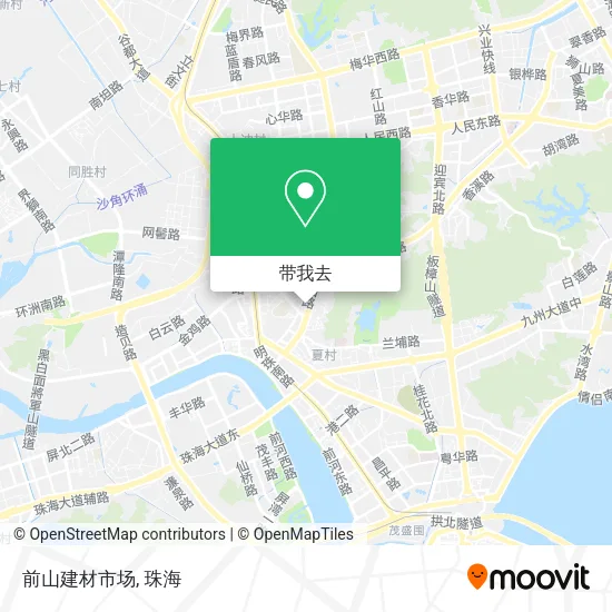 前山建材市场地图