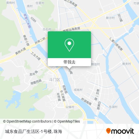 城东食品厂生活区-1号楼地图