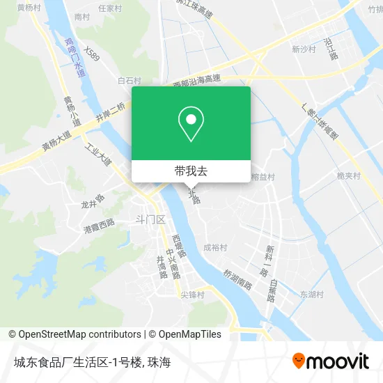 城东食品厂生活区-1号楼地图