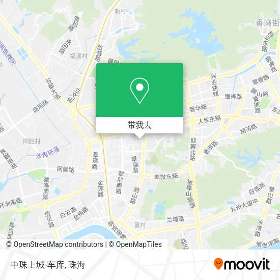 中珠上城-车库地图