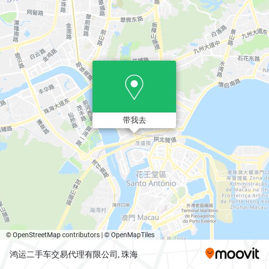 鸿运二手车交易代理有限公司地图
