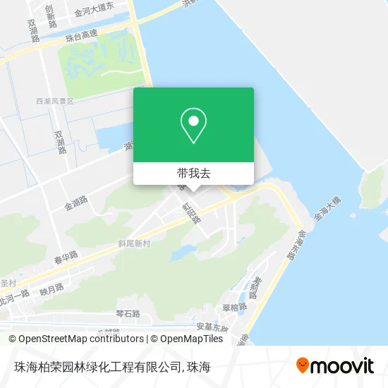 珠海柏荣园林绿化工程有限公司地图