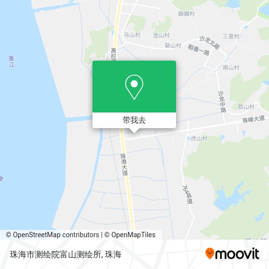 珠海市测绘院富山测绘所地图