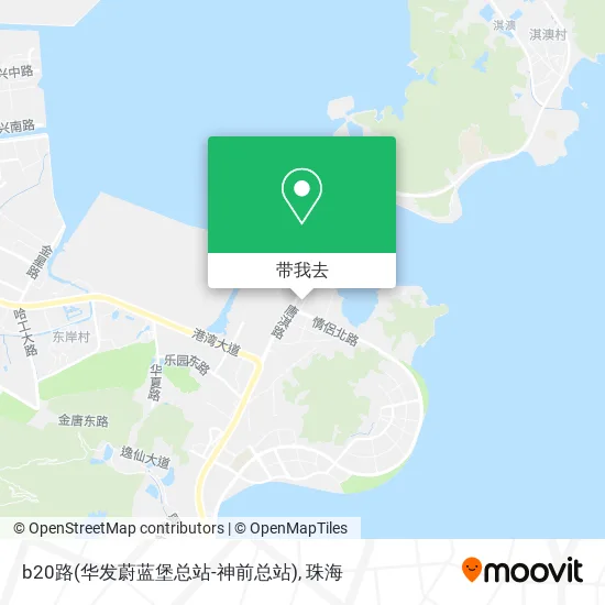 b20路(华发蔚蓝堡总站-神前总站)地图