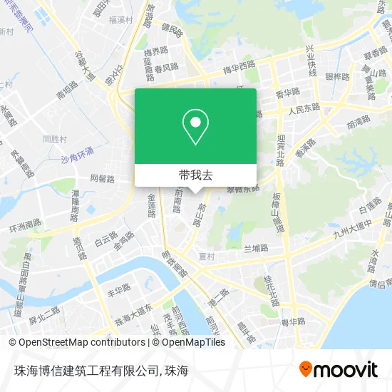 珠海博信建筑工程有限公司地图