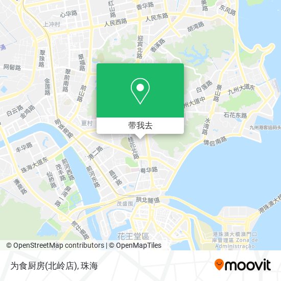 为食厨房(北岭店)地图