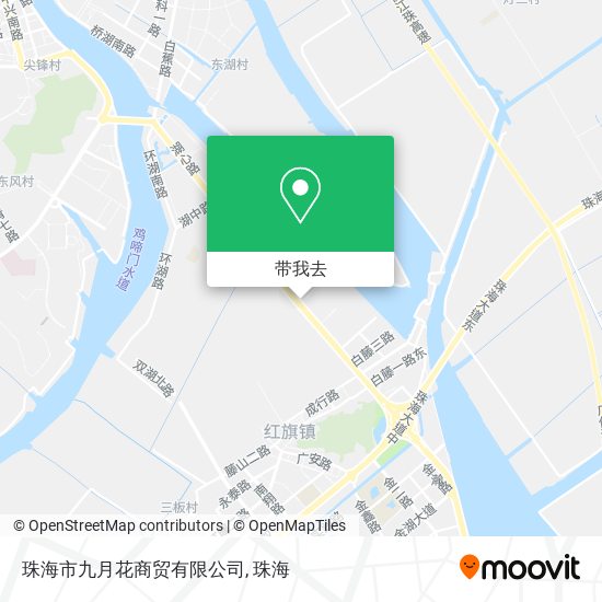 珠海市九月花商贸有限公司地图