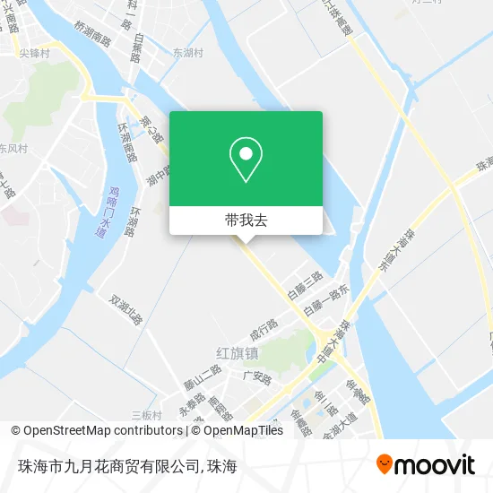 珠海市九月花商贸有限公司地图