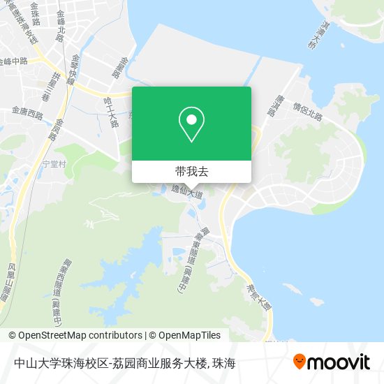 中山大学珠海校区-荔园商业服务大楼地图
