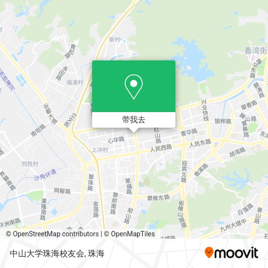中山大学珠海校友会地图