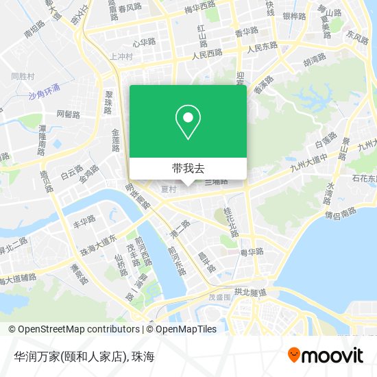 华润万家(颐和人家店)地图