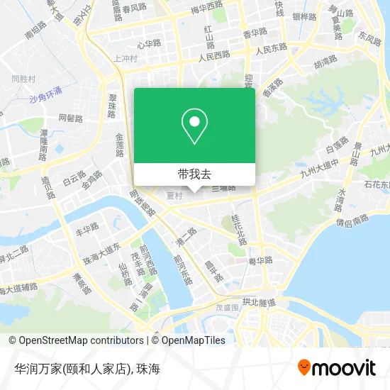 华润万家(颐和人家店)地图