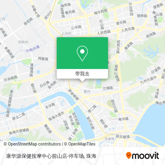 康华源保健按摩中心前山店-停车场地图