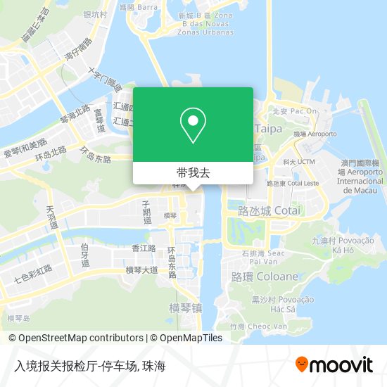 入境报关报检厅-停车场地图