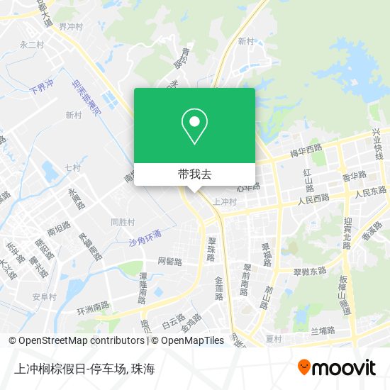 上冲榈棕假日-停车场地图