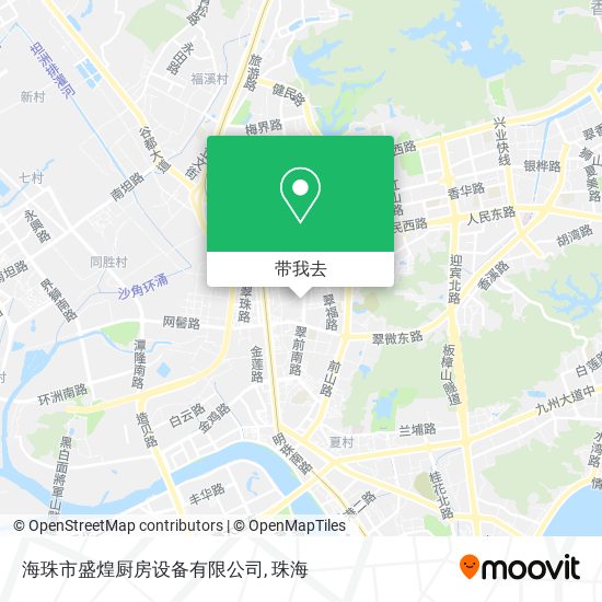 海珠市盛煌厨房设备有限公司地图
