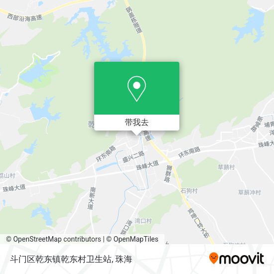 斗门区乾东镇乾东村卫生站地图