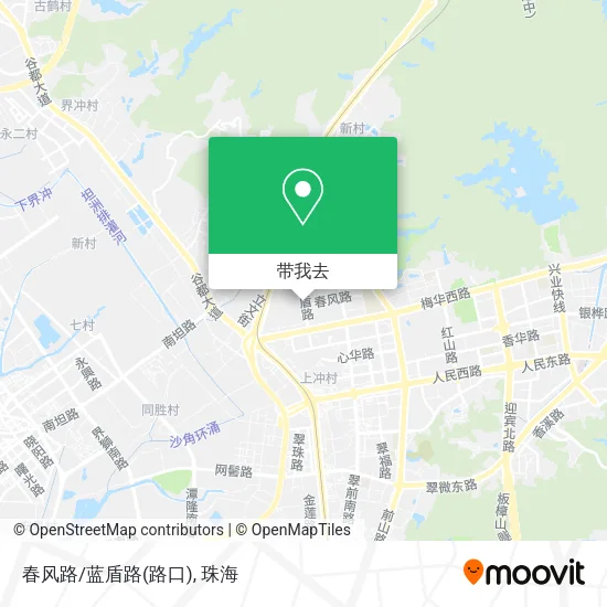 春风路/蓝盾路(路口)地图