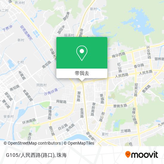 G105/人民西路(路口)地图