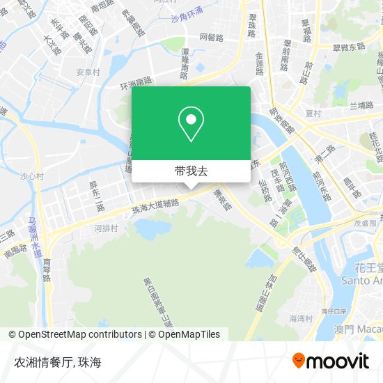 农湘情餐厅地图