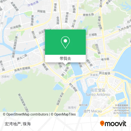 宏湾地产地图