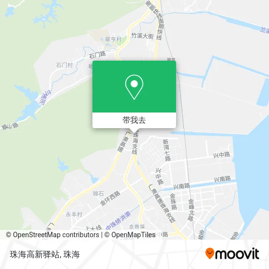 珠海高新驿站地图