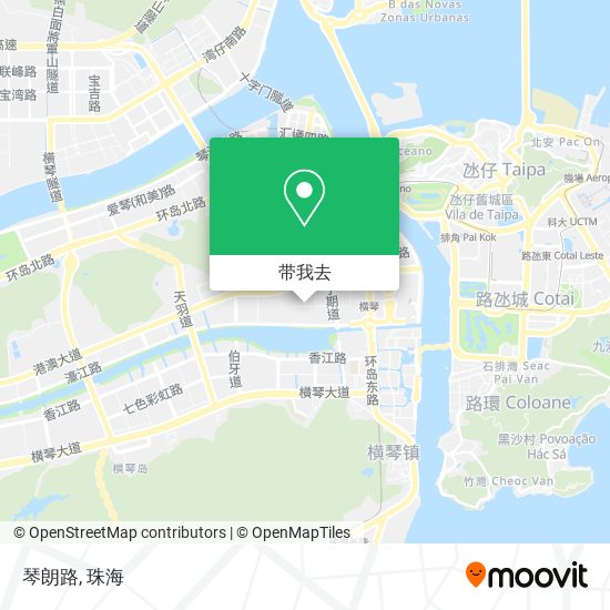 琴朗路地图