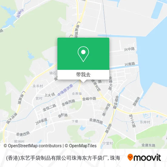 (香港)东艺手袋制品有限公司珠海东方手袋厂地图