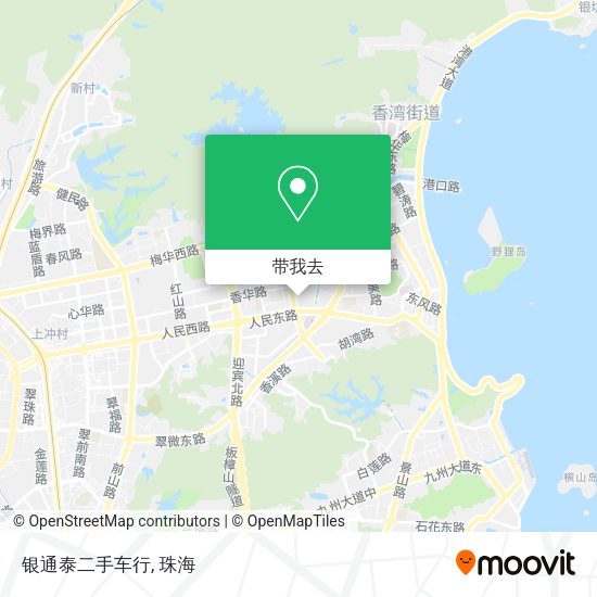 银通泰二手车行地图