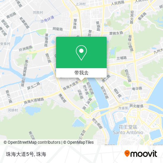 珠海大道5号地图