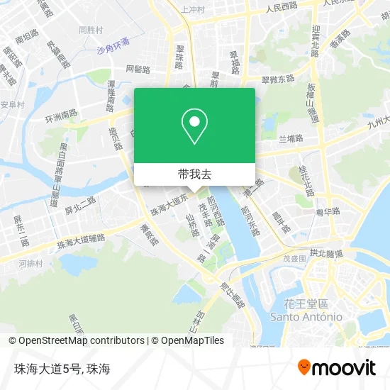 珠海大道5号地图