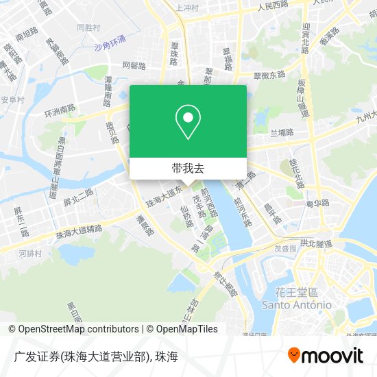广发证券(珠海大道营业部)地图