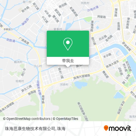 珠海思康生物技术有限公司地图