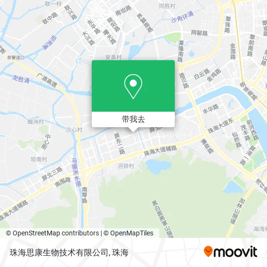 珠海思康生物技术有限公司地图