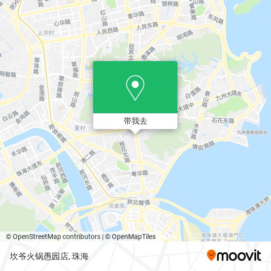 坎爷火锅愚园店地图